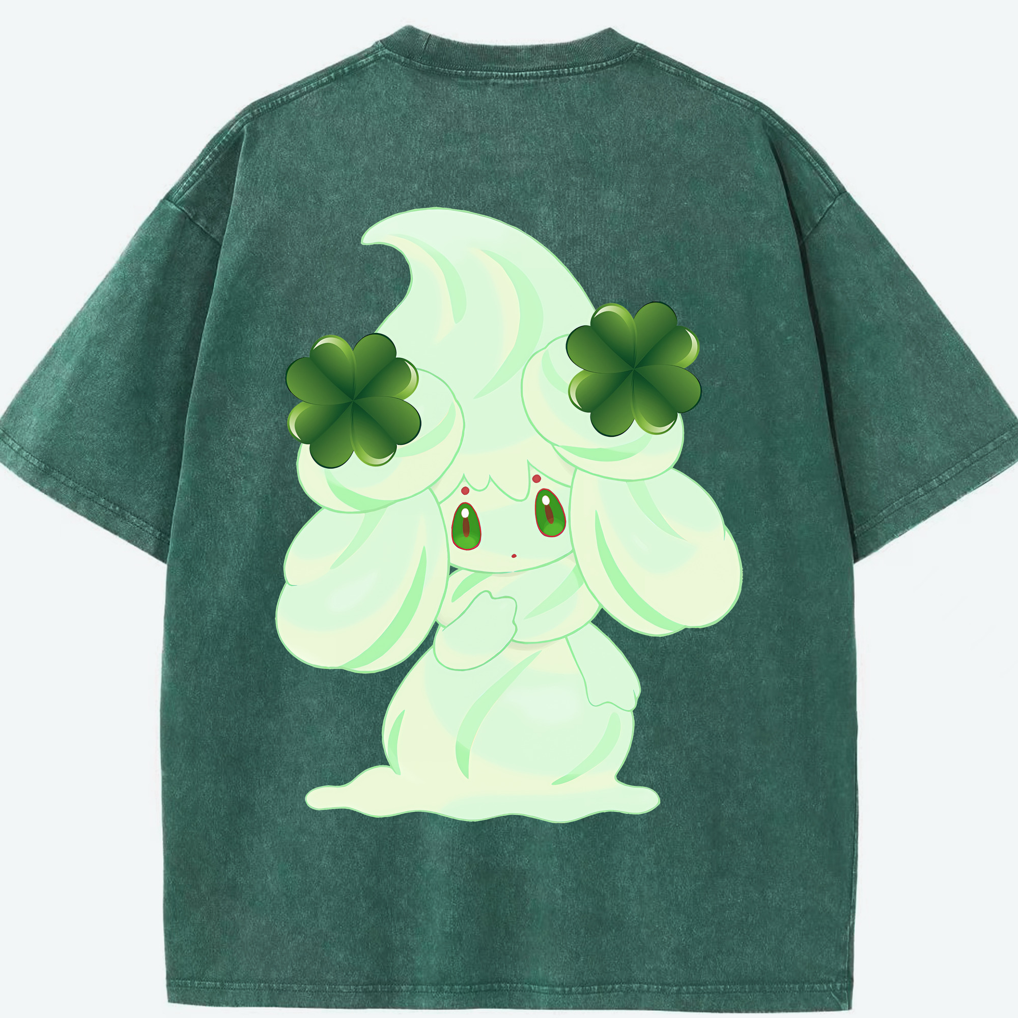 （画像用） ポケットモンスター Pokémon 綿100% ヴィンテージ風 半袖Tシャツ（背面プリント）